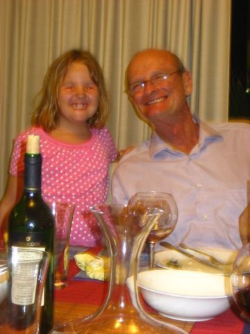 Colin and Rachel, 7th February 2008, Kangaroo Point. Simon's Birthday dinner.