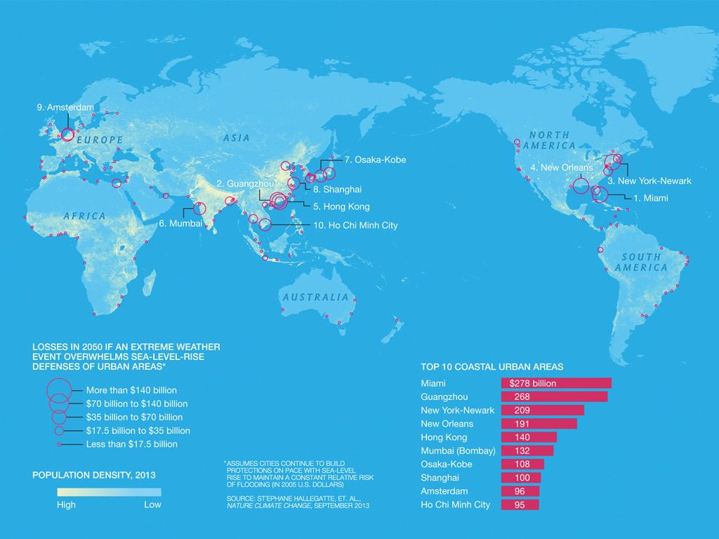 World cities flood map 1024 NEW